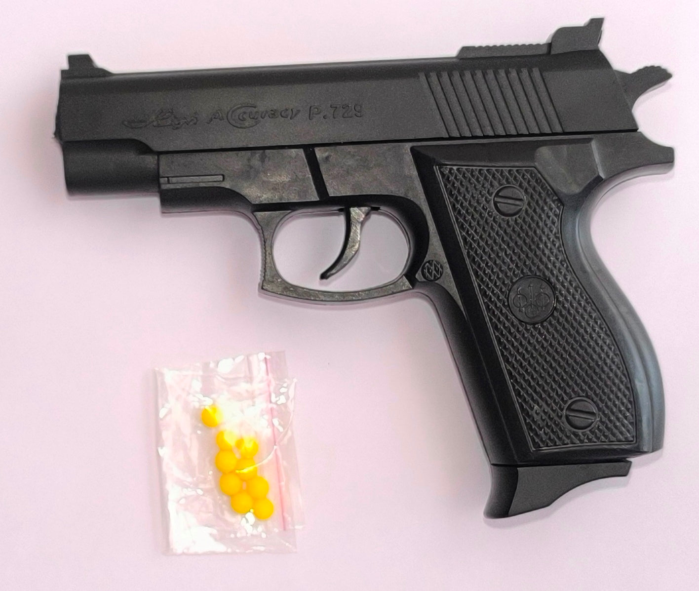 Tiger Toys Kids Pretend Play Action Toy Pistol | Plastic BB Manual Spring Gun with Detachable Magazine | Role Play Toy