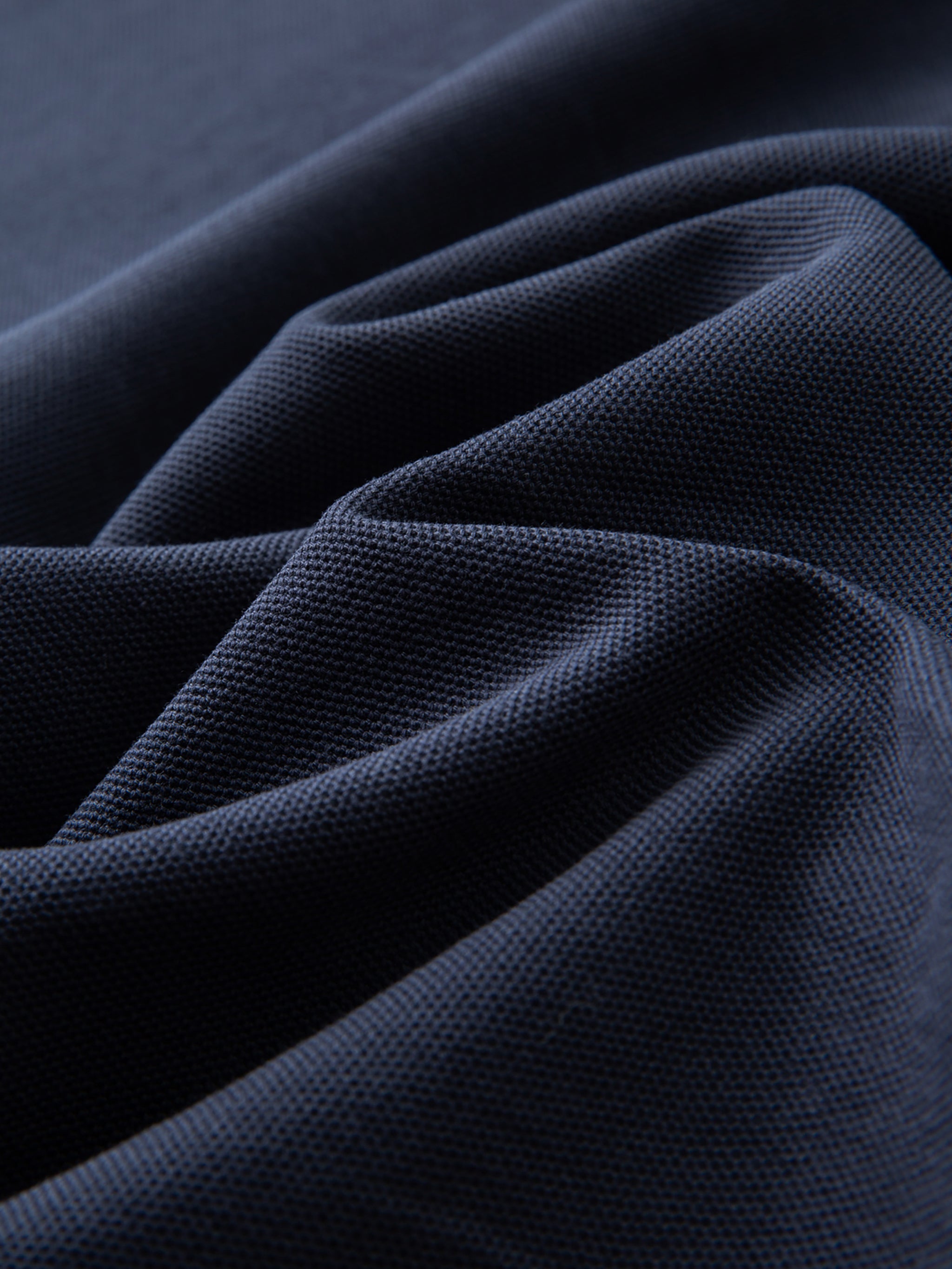 Contrast Collar Short-Sleeve Polo Shirt